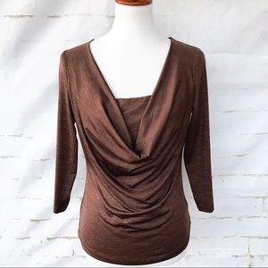 Candie’s Bronze Color Woman’s Large Top